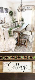 Distressed Cottage Sign Farmhouse Cottage Sign Framed Cottage Sign Rustic Decor Cottage De Farmhouse Dining Room Country House Decor Rustic Dining Room
