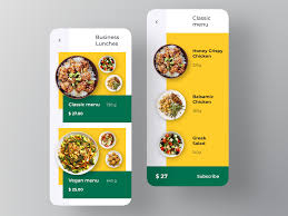 Business Lunch Subscription Concept App Business Lunch Food Website Lunch