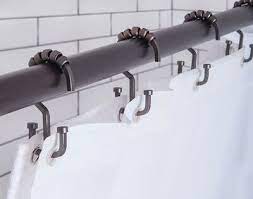 Utopiaalley Deco Flat Double Roller Shower Curtain Hooks Shower Curtain Hooks Small Bathroom Remodel Curtains