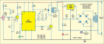 Ir Based Light Control Detailed Circuit Diagram Available Light Control Electronic Engineering Circuit Diagram