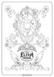 Even though she faced many trials, elena was able to here is a free coloring page of elena of avalor. Disney Princess Elena Of Avalor Coloring Sheet