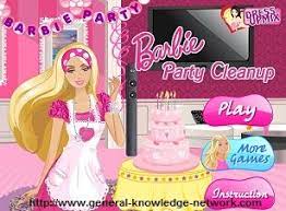 Free Online Barbie Games Party Cleanup Barbie Games Barbie Party Barbie