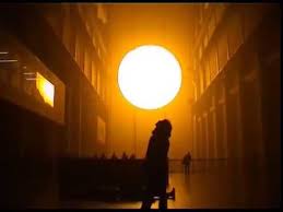 While white light functions as an information resource that allows us to see all the colours, the monochromatic yellow lighting in the weather project permits us to see only illuminated orange surfaces or not illuminated. The Weather Project By Olafur Eliasson At Tate Modern Youtube