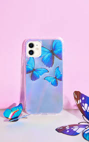 Illustration design shockproof case for apple iphone 12 11 pro max case iphone xs case iphone xr. Silver Iridescent Butterfly Iphone 11 Phone Case Prettylittlething Usa