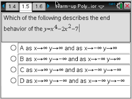 You need to find out why they behave the way that they do and you must find out how you can help them change if it is something that they can't control. Eleventh Grade Lesson Graphing Polynomials End Behavior