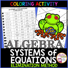 The solution of the linear system is (0, 2). Solving Systems Of Equations Elimination Method Activity By Algebra Accents