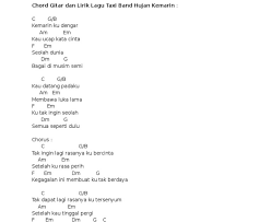 Catch the inspiration and save as many progressions as you want. Kunci Gitar Hujan Kemarin