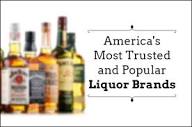 Find Out America's Most Trusted and Popular Liquor Brands - A1 ...