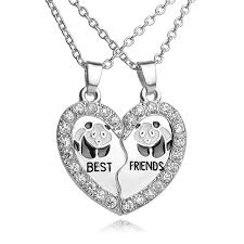 Check spelling or type a new query. Panda Best Friends Bff Necklaces For 2 Animal Black White Enamel Bestfriends Necklace Rhinestone Heart Friendship Jewelry Bff Necklaces For 2 Bestfriend Necklacebff Necklace Aliexpress