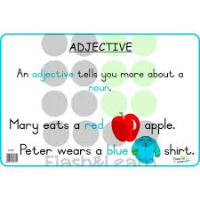 Besitlike Voornaamwoorde Flash Learn In 2020 Adjectives English Language Learning Adjective Anchor Chart