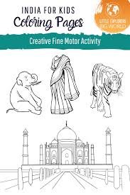 When it gets too hot to play outside, these summer printables of beaches, fish, flowers, and more will keep kids entertained. India For Kids Coloring Pages