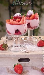 Mousse A La Fraise Et Framboise Mousse Fraise Framboise Gateaux Et Desserts