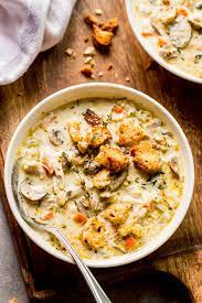 How to make chicken and mushroom soup. Coziest Creamy Chicken And Mushroom Soup Little Broken