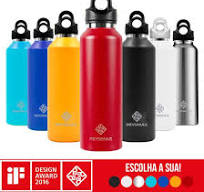 Garrafa Térmica Revomax Parede Dupla 950 ml Original Aço Inox Tampa a Vácuo  Café Suco Água Academia Passeio Caminhada