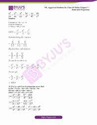 How to tell if something is a proportional relationship from a word problem. Ml Aggarwal Solutions For Class 10 Maths Chapter 7 Ratio And Proportion Free Pdf