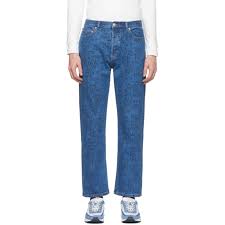 A P C Blue Braindead Edition Crypt Jeans A P C