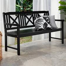 Furniture care metal furniture outdoor furniture outdoor dining outdoor chairs outdoor decor how to clean aluminum wooden adirondack chairs industrial outdoor dining outdoor chairs side chairs dining chairs dining table dining set outdoor furniture covers teak furniture santa cruz. Temple Webster Black Santa Cruz 3 Seater Acacia Wood Outdoor Bench Reviews
