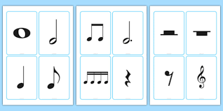 Type how many times you want to repeat. Blank Pictures Of Musical Notes Printable Flashcards
