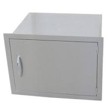 Visit the website to explore more outdoor kitchen storage options. Sunstone Double Drawer Dry Storage Sunstone Outdoor Kitchen Bbq S Components
