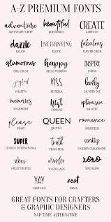 Download 10,000 fonts with one click for $19.95. A Z Premium Fonts For Crafters Graphic Designers Silhouette Cameo Fonts Lettering Fonts Lettering