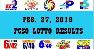 The Pcso Lotto Results For Wednesday February 27 2019 Can Be Viewed Here Players Check Out Today S 6 45 And 6 55 Winning C Lotto Results Lotto Winning Numbers