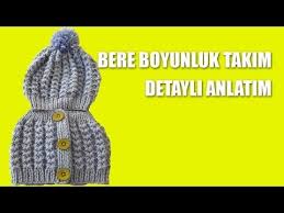 Bayanlara Boyunluk Ve Bere Takim Yapimi Turkce Videolu Nazarca Com Bere Krose Orgu Orgu