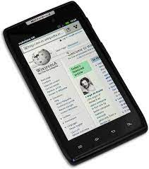 My dad use to have a droid razr so i never really messed with his phone. Droid Razr Wikipedia