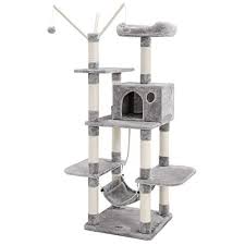 Very stable cat tree with extra roomy sleeping areas perfect for large and heavy cats very sturdy the heavy based plate is made from solid plywood, giving this cat tree extra stability. 15 Of The Best Cat Scratching Posts Cat Trees Reviews Buyers Guide Tuxedo Cat