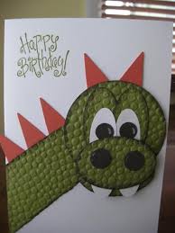 Yep this birthday boy is ready to roll out and party it up! Boy Dragon Cards Handmade Baby Cards Handmade Birthday Cards For Boys