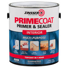 These products essentially seal off the existing wall surface, covering the wallpaper glue and providing you with a smoothly paintable surface. Zinsser Primecoat 1 Gal White Water Based Interior Multi Purpose Primer And Sealer 324258 The Home Depot