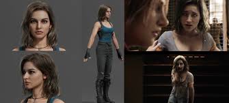 Fun fact: Jills unused DI haircut from concept art was given to one of the  tourist zombies : rresidentevil