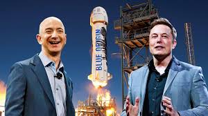 The founder of blue origin as well as amazon on tuesday will. My Rocket Is Bigger Boasts Billionaire News The Times