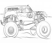 We often see trailer cars. Monster Truck Coloring Pages To Print Monster Truck Printable