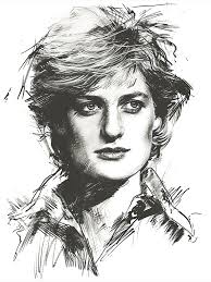 Diana sketch art Poster