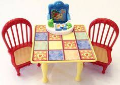 Three height adjustments and a three position recline gives mom a high chair in half the space. Toys Hobbies Fisher Price Loving Family Dollhouse Blue Tan Chair For Kitchen Dining Table Dollhouses Coronapack Ba