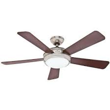 Hunter Palermo 52 In Brushed Nickel Ceiling Fan 59049 With Images Ceiling Fan With Light Ceiling Fan