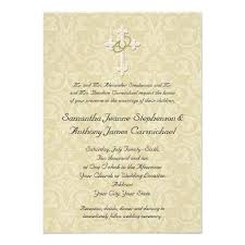 Golden Rings Cross Christian Wedding Invitations Zazzle Com Christian Wedding Cards Christian Wedding Invitations Christian Wedding
