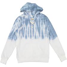 Vintage Havana Tie Dye Lace Up Sweatshirt