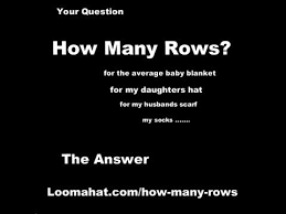How Many Rows Answers For Whatever Youre Knitting