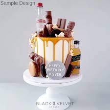 This design was taken from internet some time ago, i done it once….this time the cake was twice bigger, so was the figurine and a cup…. Man 03 Cake Black Velvet Sydney