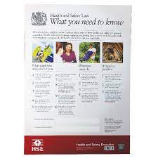Health and safety law posters are a legal requirment in every work place in the uk. Poster Health And Safety Law Hse A2 Speedwell Office Systems