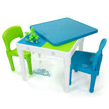 On one side, hanging buckets were added and a magnetic strip with. Humble Crew 2 In 1 Lego Compatible Square Activity Table And Chairs Set Bed Bath Beyond