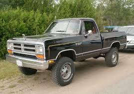 Image result for Black 1986 Dodge Truck