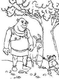 Kolorowanie strony zarys kota z zabawką myszy. Shrek Osiolek I Kot W Butach Shrek