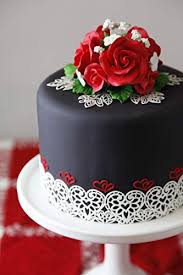 Red and white filler flowers. Global Sugar Art Garden Rose Sugar Cake Flowers Topper Bouquet Red With White Filler Flowers 1 Count By Chef Alan Tetreault Pricepulse
