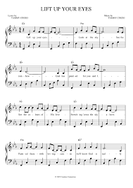 Great songs to start playing guitar. Lift Up Your Eyes Digital Sheet Music Rainbow Song For Kids Easy Creationconnection