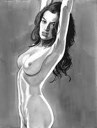 Anne Hathaway Catwoman Naked! WOW, in Michael Amay's Famous Nudes Comic Art  Gallery Room