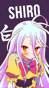Shiro V2 Tags Anime Madhouse Sleepy New Year No Game No Life Sora Jibril Stephanie Dola No Game No Li Anime Character Names No Game No Life Anime Life