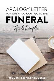 As a matter of fact, i have been suffering from cardiac disease since the early days of life. Unable To Attend Funeral Letter Free Examples Urns Online