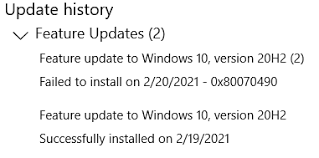 This article discusses how to install windows 10 20h2 offline or manually. Feature Update To Windows 10 Version 20h2 Failed Microsoft Community